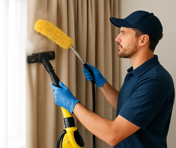 Trusted drapes cleaning technician Matty Curtain Cleaning badgerys-creek-nsw QLD
