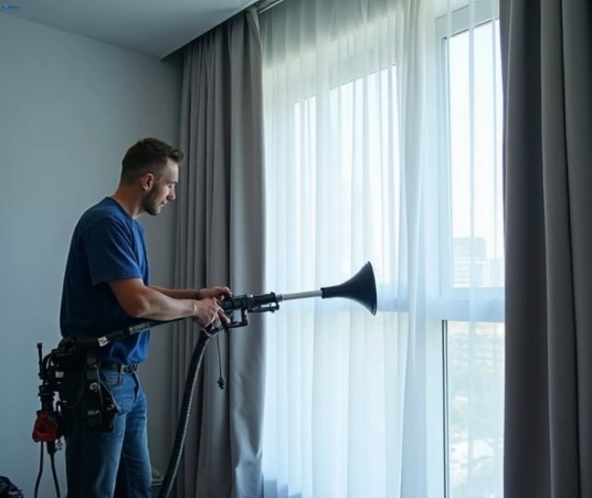 Professional drapes cleaning process tools Matty Curtain Cleaning badgerys-creek-nsw